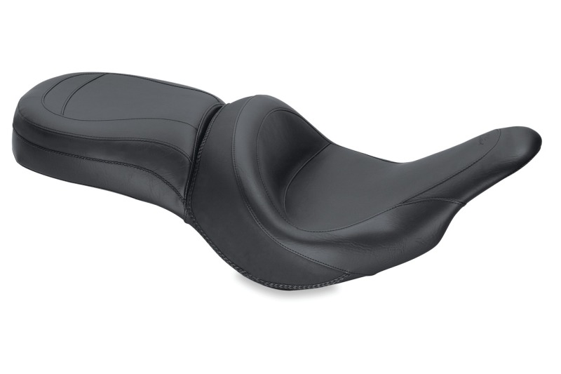 Kawasaki Vulcan 1700 Vaquero One-Piece Motorcycle Seat - Mustang Motorcycle - Black - `11-`19